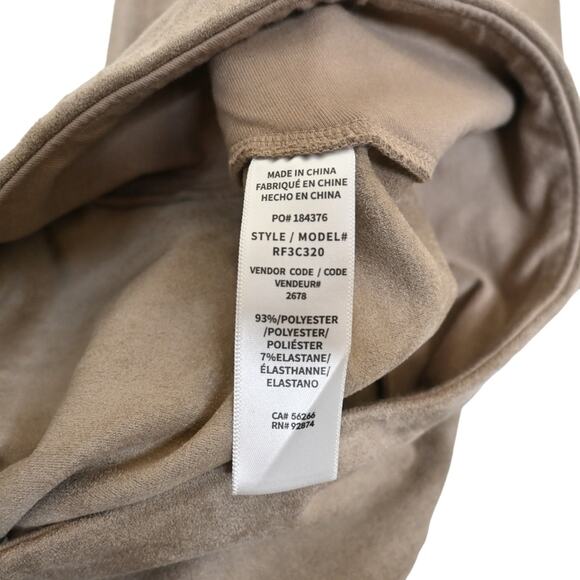Splendid Womens Small Faux Suede Leggings in Camel NEW - Picture 8 of 10
